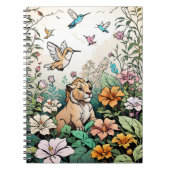 Niedlicher Cartoon Tiere Kinder-Notebook | Zurück Notizblock (Vorderseite)