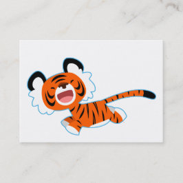 Niedlicher Cartoon Tiger auf ACEO/Business Card la Visitenkarte