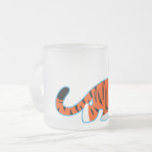Niedlicher Cartoon Tiger auf der Mattierten Tasse  (Vorderseite Links)