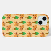 Niedlicher Cartoon Tiger Muster Case-Mate iPhone Hülle (Rückseite (Horizontal))