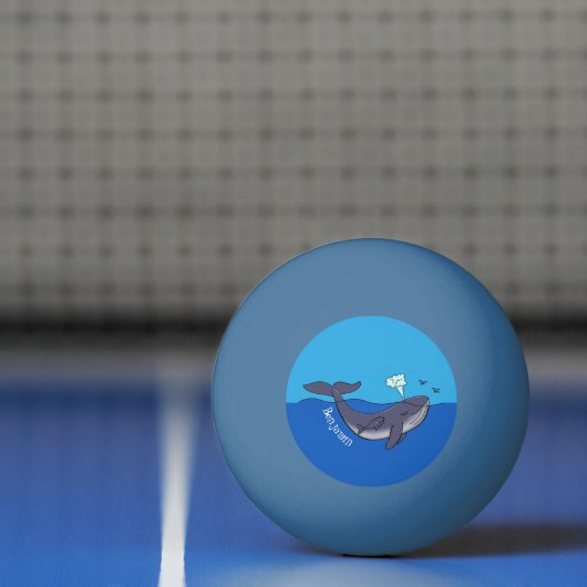 Niedlicher Cartoon Tischtennisball (Netto)