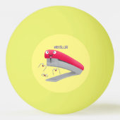 Niedlicher Cartoon Tischtennisball (Rückseite)