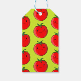 Niedlicher Cartoon Tomato Pattern Geschenkanhänger