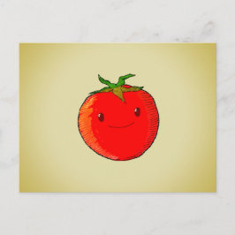 Niedlicher Cartoon Tomato Postkarte