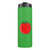 Niedlicher Cartoon Tomato Thermosbecher (Vorderseite)