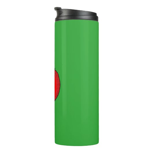 Niedlicher Cartoon Tomato Thermosbecher (Nach rechts gedreht)