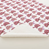 Niedlicher Cartoon Tortoise Pattern Sherpadecke (3/4)