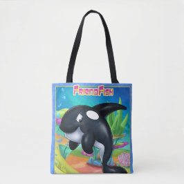 Niedlicher Cartoon Tote-Sack mit Cartoon Wal Tasche