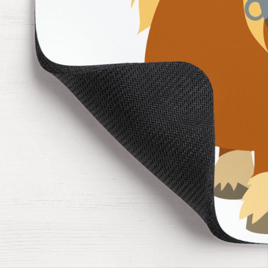 Niedlicher Cartoon Trait Breton Horse Mousepad (Ecke)