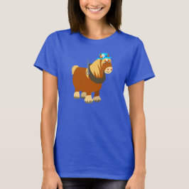 Niedlicher Cartoon Trait Breton Horse Women T - Sh T-Shirt