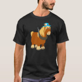 Niedlicher Cartoon Trait Breton Pferd T - Shirt (Vorderseite)