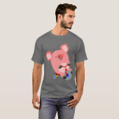 Niedlicher Cartoon Tricycle T - Shirt (Vorne ganz)