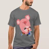Niedlicher Cartoon Tricycle T - Shirt (Vorderseite)