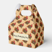 Niedlicher Cartoon Türkei Geschenkschachtel (Rückseite)