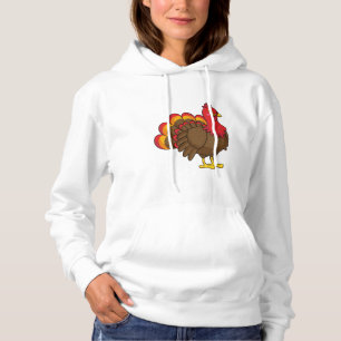 Niedlicher Cartoon Türkei Hoodie