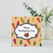 Niedlicher Cartoon Türkei Karte (Stehend Vorderseite)