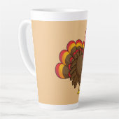 Niedlicher Cartoon Türkei Milchtasse (Linke Ecke)