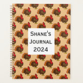 Niedlicher Cartoon Türkei | Personalisieren Planer (Vorderseite)