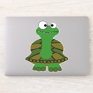 Niedlicher Cartoon Turtle Aufkleber