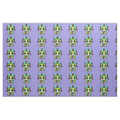 Niedlicher Cartoon Turtle in Aviator Hat Stoff (Fat Quarter (45,7 x 55,9 cm))