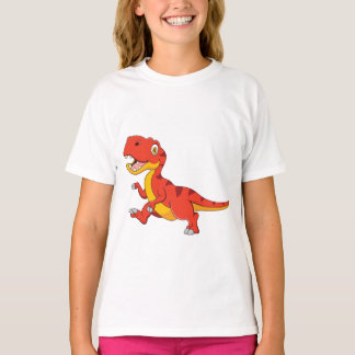 Niedlicher Cartoon Tyrannosaurus T-Shirt