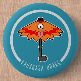 Niedlicher Cartoon Umbrella Ghost | Japanisch Yoka Button