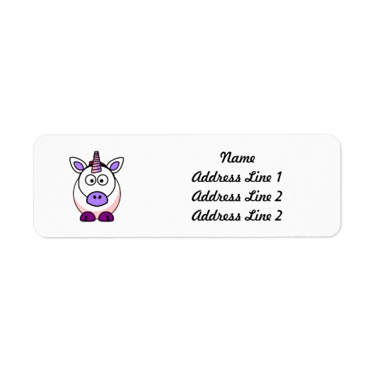 Niedlicher Cartoon Unicorn (Vorne)