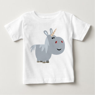 Niedlicher Cartoon Unicorn Baby T - Shirt