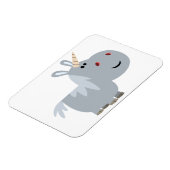 Niedlicher Cartoon Unicorn Flexible Magnet (Linke Seite)