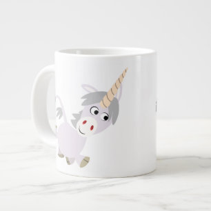 Niedlicher Cartoon Unicorn Jumbo Tasse