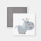 Niedlicher Cartoon Unicorn Magnet (Vorderseite/Rückseite)