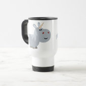 Niedlicher Cartoon Unicorn Tasse (Vorderseite Links)