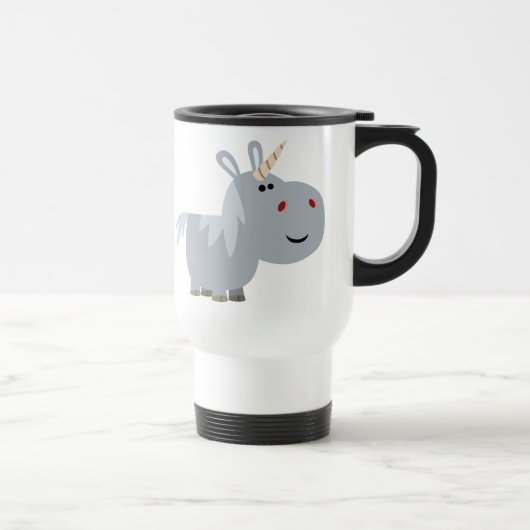 Niedlicher Cartoon Unicorn Tasse (Rechts)