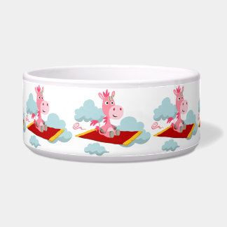 Niedlicher Cartoon Unicorns Zauberteppichbowl Napf