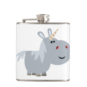 Niedlicher Cartoon Unicorp Hip Flask Flachmann