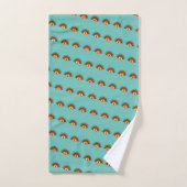 Niedlicher Cartoon Urchin Pattern Badhandtuch Set (Handtuch)