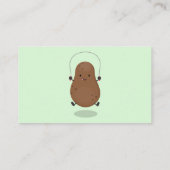 Niedlicher Cartoon Visitenkarte (Rückseite)