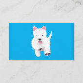 Niedlicher Cartoon Visitenkarte (Rückseite)