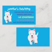 Niedlicher Cartoon Visitenkarte (Vorne/Hinten)