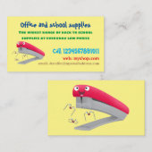 Niedlicher Cartoon Visitenkarte (Vorne/Hinten)