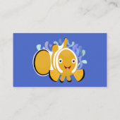 Niedlicher Cartoon Visitenkarte (Rückseite)