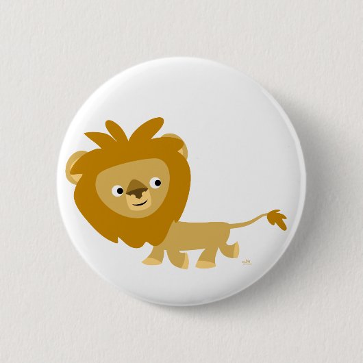 Niedlicher Cartoon Walkman Lion Button Abzeichen (Vorderseite)