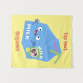 Niedlicher Cartoon Wandteppich (Vorderseite (Horizontal))