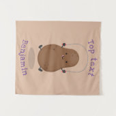 Niedlicher Cartoon Wandteppich (Vorderseite (Horizontal))