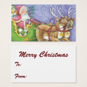 Niedlicher Cartoon Weihnachten (Vorne & Hinten)