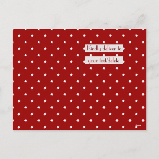 Niedlicher Cartoon Weihnachten Foto (Rückseite)