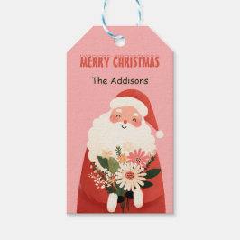 Niedlicher Cartoon Weihnachten Geschenkanhänger