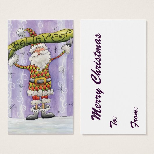 Niedlicher Cartoon Weihnachten, glaube ich an den (Vorne & Hinten)