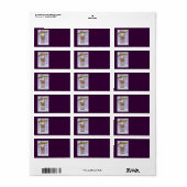 Niedlicher Cartoon Weihnachten, glaube ich an den  Adressaufkleber (Vorne)