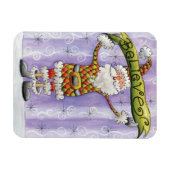 Niedlicher Cartoon Weihnachten, glaube ich an den Magnet (Horizontal)